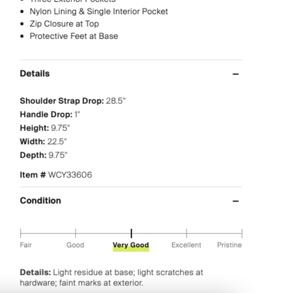 CYNTHIA ROWLEY STRIPED NYLON MINI WEEKENDER BAG - Picture 8 of 8